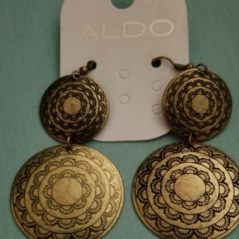 Golden Antique Earrings
